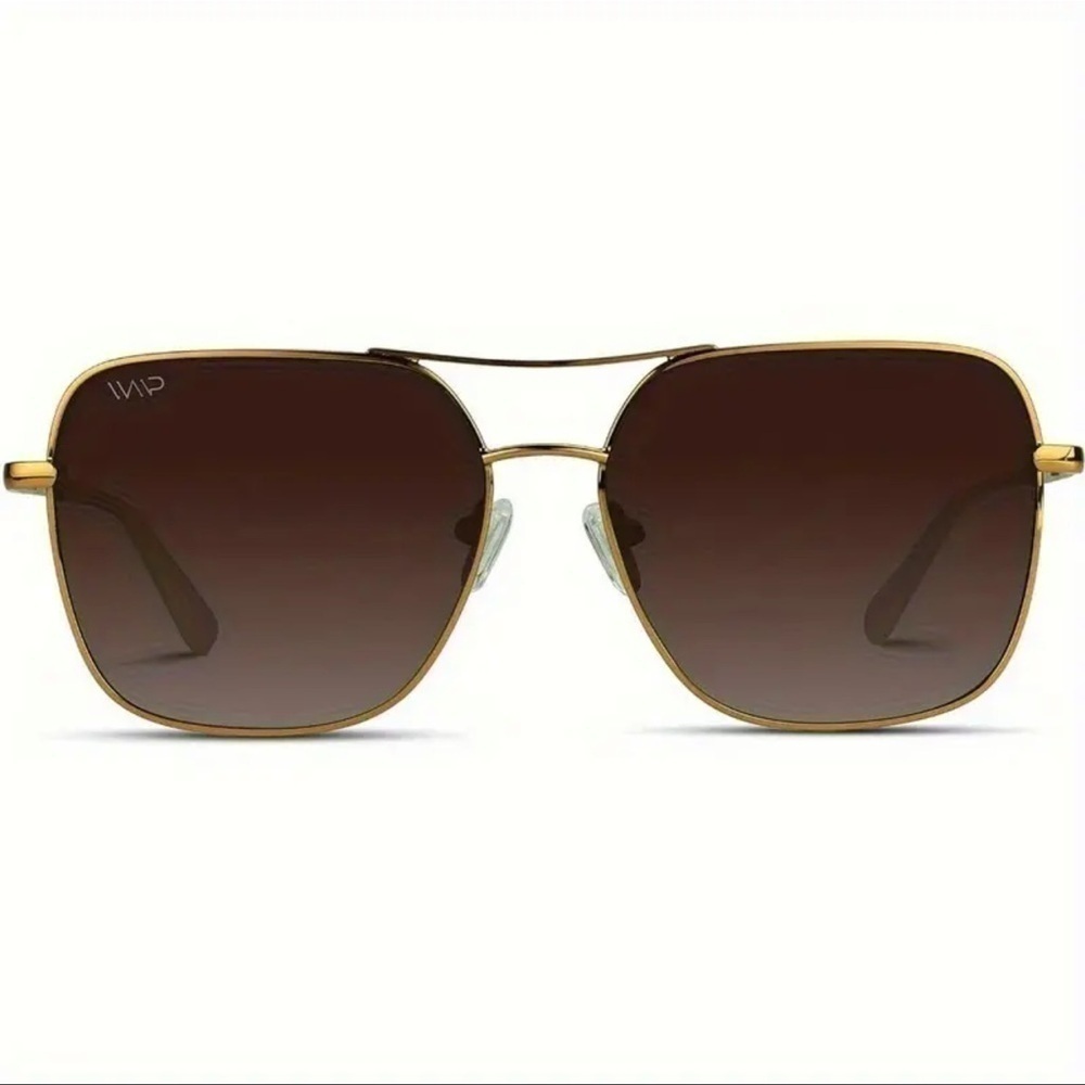 Luxury Oversized Metal Polarized Sunglasses - Picture 2 of 6